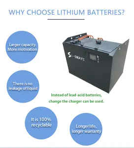 지게차 견인 배터리 BMS Lifepo4 배터리 48V 80V 180AH 230AH 300AH 460AH 600 지게차 용 AHLithium Ion 배터리