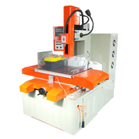 Machine de perçage à électroérosion à trous fins CNC haute vitesse DB703.30 HARS avec moteur de pompe et composants principaux PLC, état neuf
