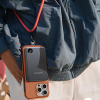 Vente en gros directe usine : Nouvelle batterie externe portable ultra-fine sans fil magnétique en Li-Polymère et métal 10000mAh 20W à charge rapide PD/QC