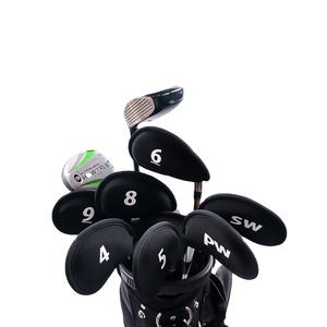 Juego <span class=keywords><strong>de</strong></span> 9 Fundas Protectoras para Palos <span class=keywords><strong>de</strong></span> <span class=keywords><strong>Golf</strong></span> <span class=keywords><strong>de</strong></span> Plástico con Logotipo Personalizado ZH010, Servicio OEM, Directo <span class=keywords><strong>de</strong></span> Fábrica, Impermeables, Populares - Product Image 1