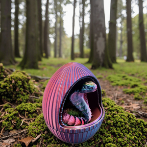 3D in rắn hành động hình đồ chơi thân thiện với môi quà tặng sáng tạo cho trẻ em trứng đầy màu sắc PLA Doanh di chuyển làm bằng nhựa bền - Product Image 1