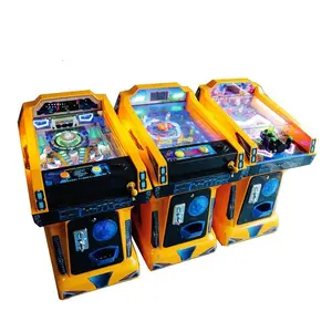 Mesin Pinball Arcade Dioperasikan dengan Koin, Mesin Pinball Rumah Menembak Marmer untuk Anak-anak