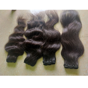 <b>Cheap</b> Brazilian & Human Hair <b>Extension</b> Body Wave Style Raw Unprocessed Virgin Indian Temple Hair Indian Remy Hair <b>Extension</b> - Product Image 1