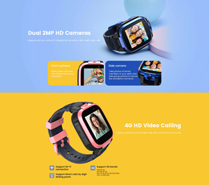 Mibro Z3 <b>Kids</b> Smartwatch Phone 4G Calling Rubber Band Watch Sim SOS Alarm Clock Calendar <b>Music</b> <b>Player</b> Easy Touch <b>for</b> Children - Product Image 2