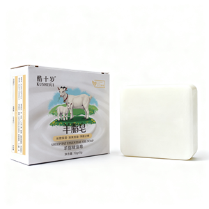 Jabón Sólido Artesanal de Aceite Esencial de <span class=keywords><strong>Grasa</strong></span> de Oveja y Aminoácidos, Hidratante Facial, Control de Brillo, Calmante, Alivio de la Picazón, para Todo Tipo de Piel - Product Image 1