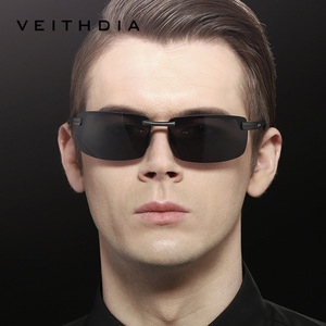 Veithdia Men's Aluminum Magnesium Sunglasses Polarized Grey Lens <b>For</b> Fishing Driving Outdoor Sports 6510 - Product Image 2