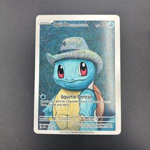 Cartes de collection DIY PTCG 2023 SVP EN VAN GOGH PIKACHU/GREY FELT HAT, carte individuelle faite maison, jeu classique, cartes d'anime, cadeau, jouet - Product Image 6