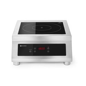 HENDI Modello 5000 D Attrezzatura da Cucina Commerciale Linea Profi Piano Cottura a Induzione 400V/5000W 398x525x(H)175mm - Product Image 1