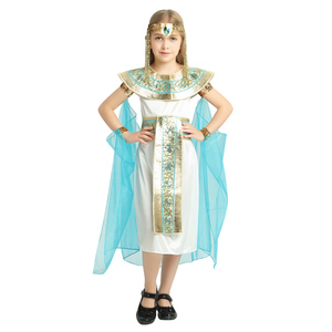 Halloween Cosplay Party Dress for Kids White <strong>Egyptian</strong> Little Princess <strong>Costume</strong> for <strong>Girls</strong> - Product Image 1