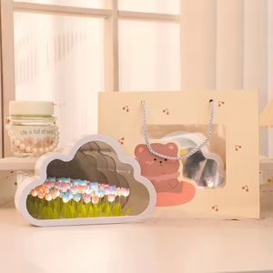 Lámpara de Noche LED Romántica con Forma de Nube de Tulipanes, Decoración Creativa para el Hogar, Hecha a Mano, Regalo para Niñas - Product Image 2