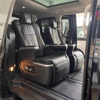 Siège de voiture électrique de luxe en cuir PU Vito W447, siège capitaine avec massage pour fourgon Toyota Hiace Alphard, ventilé