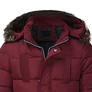 Veste parka rembourrée pour hommes, veste en duvet d'hiver de haute qualité, manteau épais et chaud, léger, vêtements d'extérieur à capuche, veste parka, vente en gros - Product Image 6