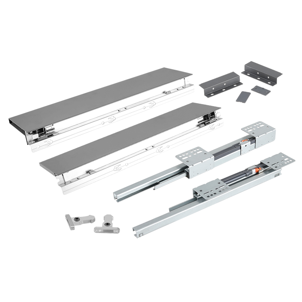Industrial bearing self locking full extension telescopic 200kg heavy duty drawer slides