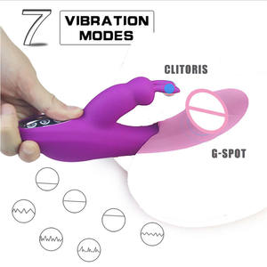Distributeur de vibrateurs Rabbit, dildos point <span class=keywords><strong>G</strong></span>, stimulateurs clitoridiens, masseurs de masturbation, étanches, 7 vitesses, rechargeables par USB, pour achat en gros - Product Image 4