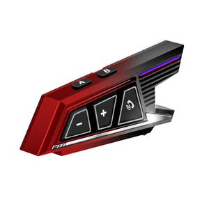 BT40 con impermeable IP65 Cancelación de ruido Auriculares inalámbricos 5,3 Audifonos Rojo Casco de motocicleta Auriculares para motocicleta - Product Image 1