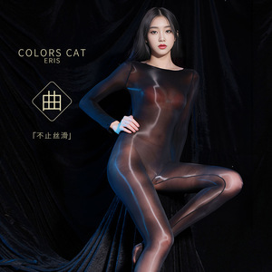 Colors Cat Eris Ultra Thin 8D Nylon Sheer Bodysuit For Women Clubbing Wear - Product Image 1