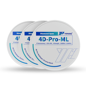 Fornitura diretta in fabbrica 4D PRO ML per laboratorio dentale in ceramica con camma in zirconio a blocchi multistrato - Product Image 1