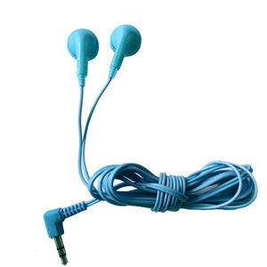 Auriculares con cable desechables, cascos de un solo uso, coloridos y baratos, para autobús, tren o avión - Product Image 4