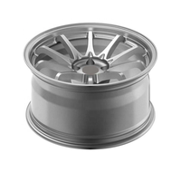 Vente directe usine de moyeu de roue forgé intégré à 10 branches plaqué argent pour jantes de 18 à 24 pouces, PCD, ET, CB personnalisés pour Mercedes, BMW, Audi