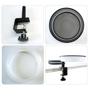 Comedero para Pájaros Desmontable con Soporte de Metal Resistente, Recubrimiento Antioxidante, Juego de Tazones para Alimentar Aves, para Jardín o Patio Exterior - Product Image 4