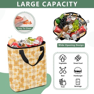 Hawaiian Puakenikeni Flower Custom Design Camping Beach Waterproof Large Polyester Insulated <b>Cooler</b> Bag <b>Backpack</b> With Logo - Product Image 4