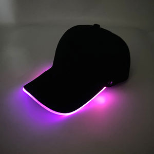 Cappello Hiphop da Baseball con luci fluorescenti per forniture musicali DJ e novità per feste in Costume - Product Image 5