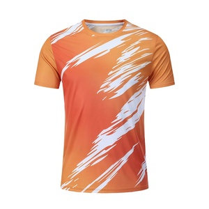 Maglietta Sportiva Estiva da Uomo a Maniche Corte, Stampata, ad Asciugatura Rapida, Traspirante, Ultra-Leggera in Poliestere, Protezione UV, Professionale - Product Image 1