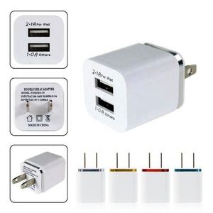 Portable Charger Box USB Dual Charging Port QC3.0 Quick Charge Phone Charger <b>Universal</b> Wall Charger - Product Image 2