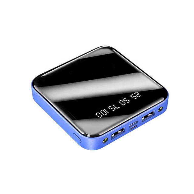 2026 Mini Power Bank 20000mAh Portable Fast Charging QC3.0 4-Port LED External Battery Charger Electric Mobile Phone