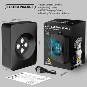 Dispositivos de disuasión de ladridos de perros ultrasónicos 3 modos Dispositivo DE CONTROL DE ladridos de perro recargable ajustable Silenciador de ladridos de hasta 50 pies - Product Image 5