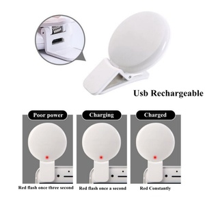 Anneau lumineux pour selfie personnalisé pour téléphone portable, mini anneau lumineux pour selfie rechargeable pour appareil photo de téléphone avec 3 modes pour appareil photo de téléphone - Product Image 6