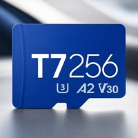 Carte mémoire T7 128 Go 256 Go 512 Go TF U3 A2 V30 étanche et résistante aux chutes XC pour appareil photo, téléphone, vidéo 4K