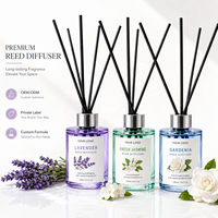 Diffuseur de parfum écologique de luxe en rotin, longue durée, pour chambre et salle de bain, usage domestique polyvalent
