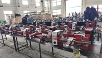 Mini tour à métaux 8x31 horizontal avec moteur sans balais 1KW, vitesse variable de précision, filetage automatique, marche avant et arrière