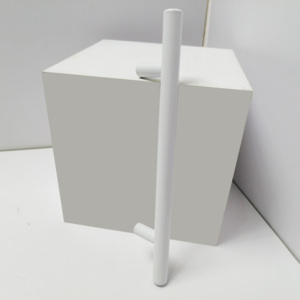 Pure White High-end Stainless Steel or Iron Cabinet Handles for Kitchen &amp; Hotel Use Modern Design Customizable - Product Image 3