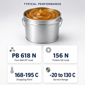 Grasa de Litio para Presión Extrema NLGI <span class=keywords><strong>2</strong></span>, Punto de Fusión 190 °C, Rango de Operación -<span class=keywords><strong>20</strong></span> a 130 °C, Larga Duración - Product Image 4