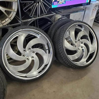 Jantes forgées tout-terrain à déport profond pour Jeep Cherokee Impala C10 Pickup Truck 6*139.7 17-26 pouces, finition polie, neuves pour les modèles 2018+