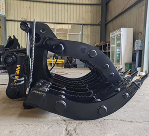 Grappin de râteau hydraulique RSBM avec râteaux d'excavatrice de pouces pour un défrichement efficace - Product Image 3