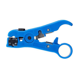 أداة قطع وتجريد الكابلات المحورية الدوارة لشبكات UTP وSTP، أداة تجريد الأسلاك المحورية لـ RG6 وRG7 وRG11 - Product Image 1