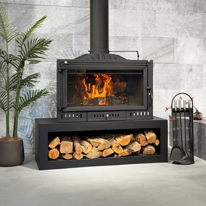 Chimenea <span class=keywords><strong>de</strong></span> Hierro Fundido Independiente <span class=keywords><strong>de</strong></span> Alta Potencia, Directo <span class=keywords><strong>de</strong></span> Fábrica, Calentador <span class=keywords><strong>de</strong></span> <span class=keywords><strong>Leña</strong></span> para Interiores, para Sala <span class=keywords><strong>de</strong></span> Estar y <span class=keywords><strong>Cocina</strong></span>, Diseño Tradicional - Product Image 2