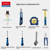 Juego de Herramientas Manuales Dongcheng Shunfa para Decoración del Hogar, Multifuncional, para Reparaciones de Madera, con Sockets y Herramientas de Mano Combinadas