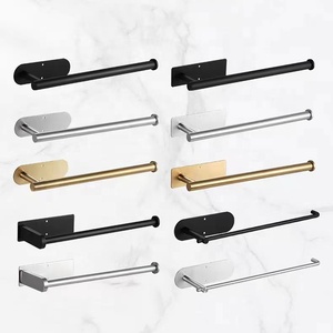 <strong>Kitchen</strong> <strong>Roll</strong> <strong>Holder</strong> Single Hand Operable Perfect Tear Under Cabinet <strong>Wall</strong> <strong>Mount</strong> Damper Paper Towel <strong>Holder</strong> - Product Image 6