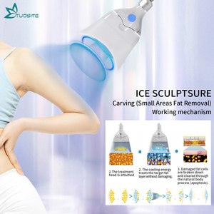 เครื่องแช่แข็งไขมัน 4 หัวจับ 360 องศา ซิลิโคน ไครโอไลโปไลซิส 6 คาร์ทริดจ์ เครื่องสลายไขมันและกระชับสัดส่วน - Product Image 4