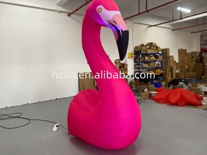 Ballon gonflable flamant rose lumineux et coloré pour la décoration <span class=keywords><strong>de</strong></span> fête musicale - Product Image 2