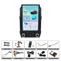 Autoradio Android vertical 14 pouces pour Ford F150 2013 2014, 4G, CarPlay sans fil, Android Auto, GPS, unité centrale stéréo, 8 Go, 128 Go
