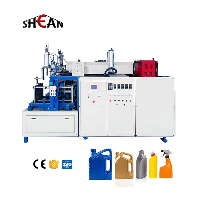 High speed lubrication engine oil bottle making extrusion blowing blow moulding machine