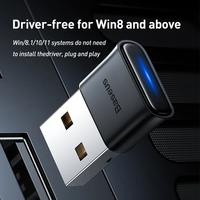 Adaptateur USB Baseus BA04 Dongle Adaptador 5.1 pour PC portable, haut-parleur sans fil, récepteur audio, émetteur USB