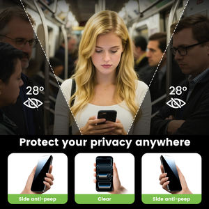 Kit de Instalación de Fábrica OEM, Protector de Pantalla de Vidrio Templado Anti-Espía con Privacidad de 360° para iPhone, Elimina el Polvo - Product Image 4