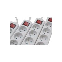 Multiprise électrique E-SUN avec interrupteur, câble et prises multiples