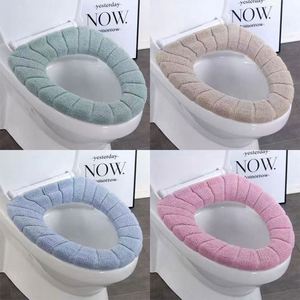 USA Mairun - Cojín de Asiento de Inodoro de Plástico Elástico Lavable y Grueso, Cálido y Suave para Invierno, Modelo 823 - Product Image 4